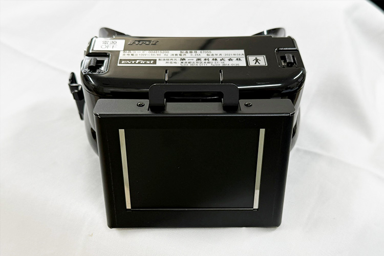 赤外線CCDカメラ（めまい検査）